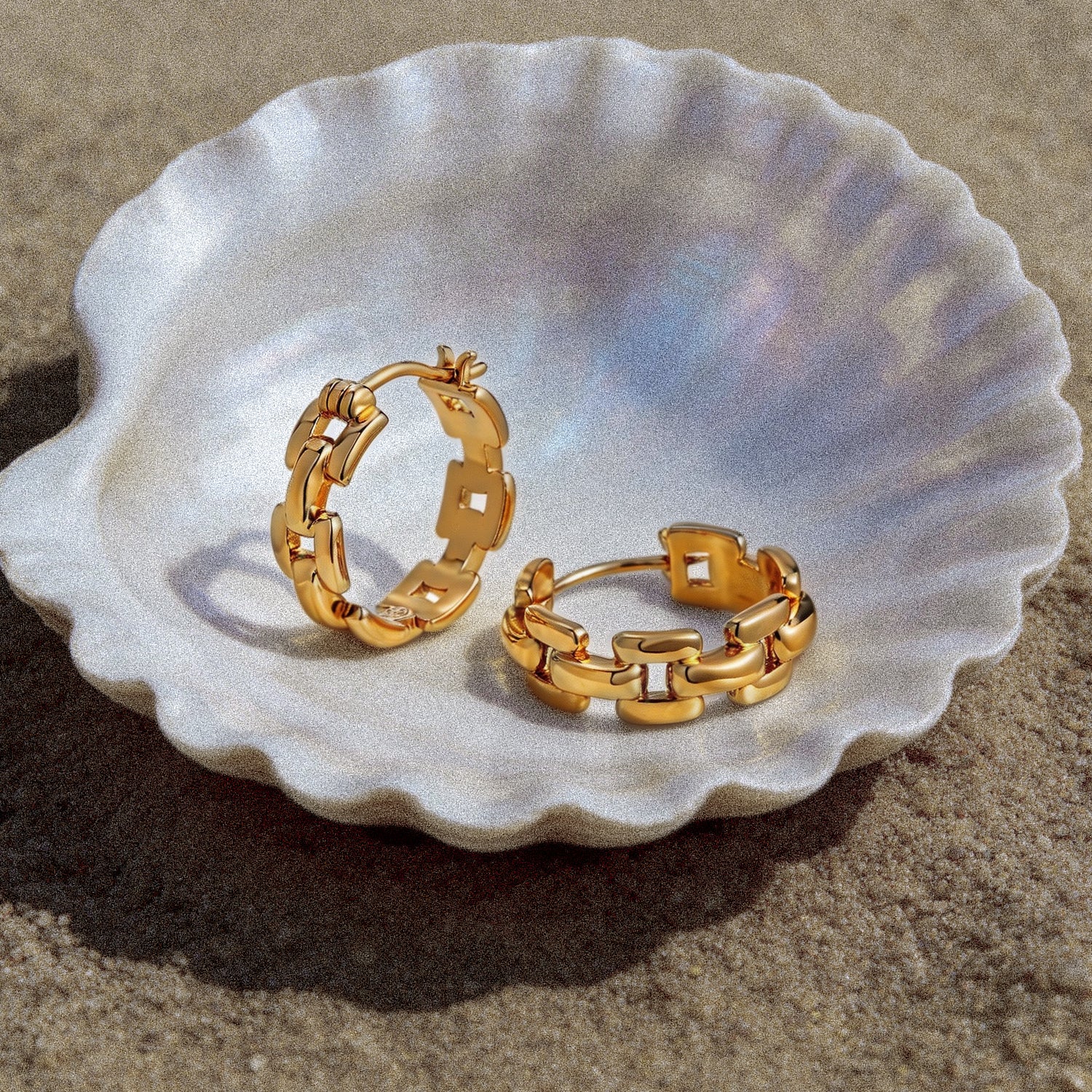 Rome Chain Earring - Gold