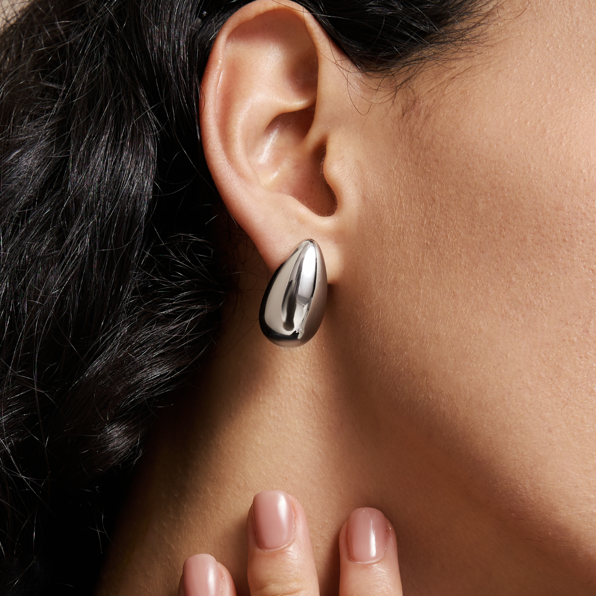 Drop Silver Earrings