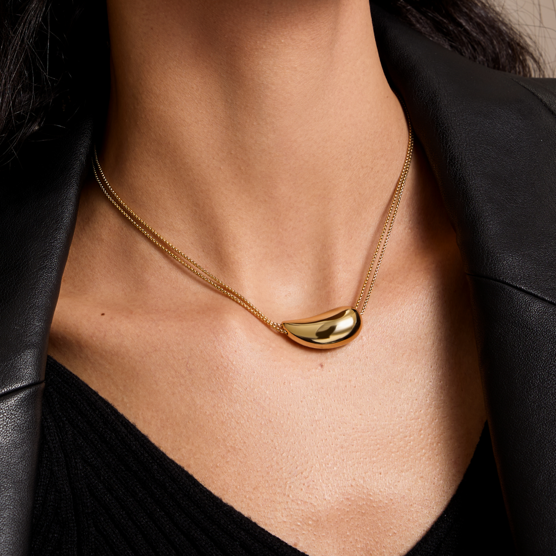 Drop Necklace - Gold Plated