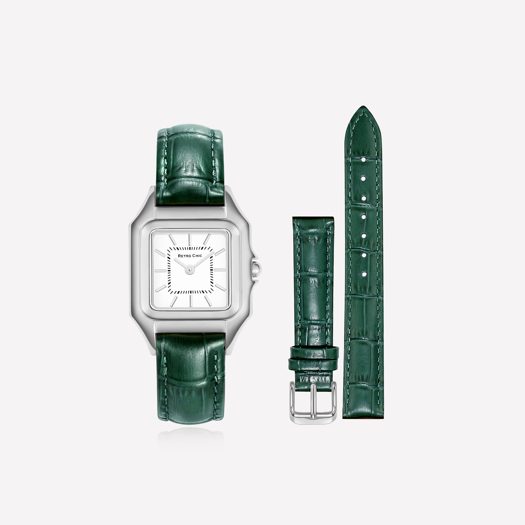 Vatican Majesty Watch - Green & Silver
