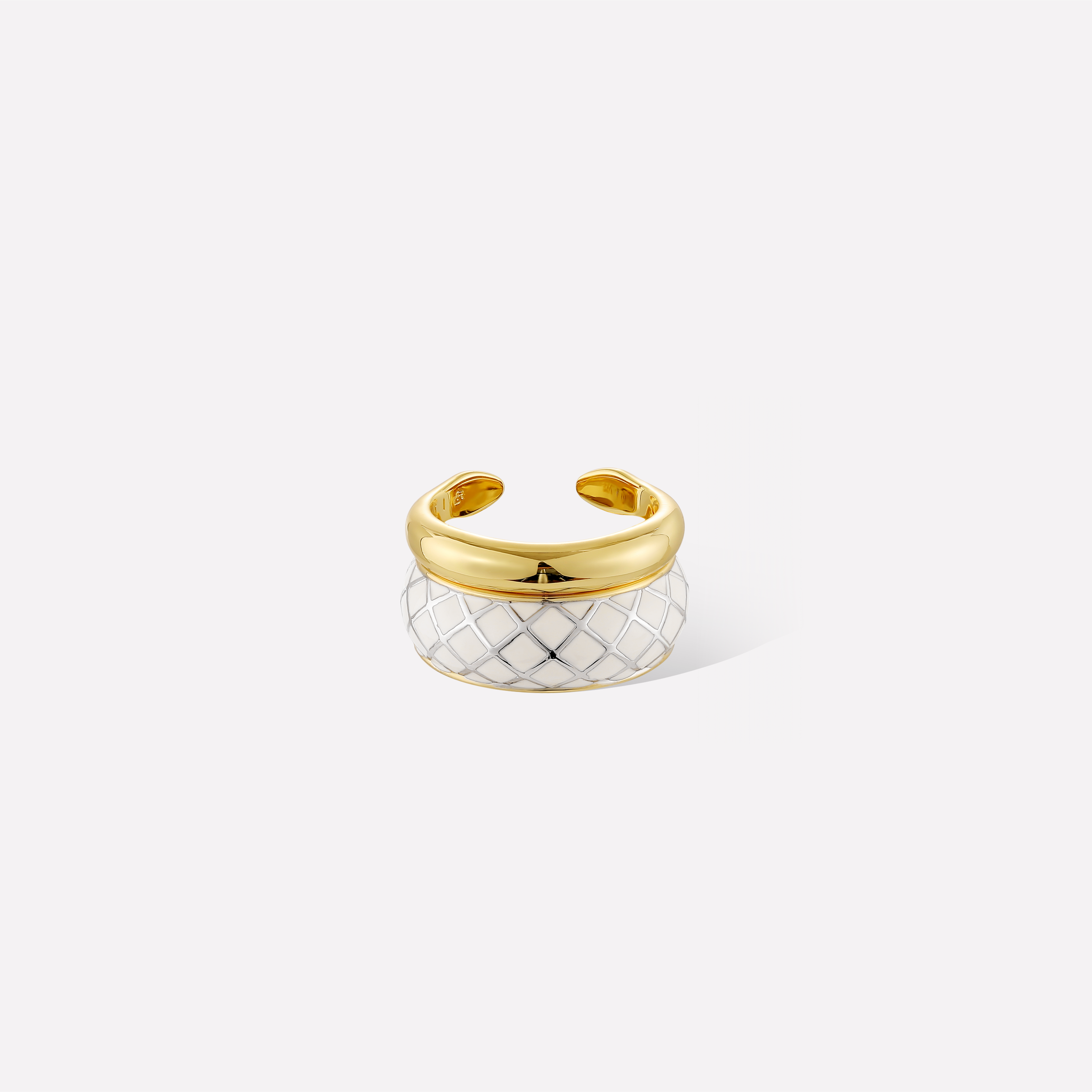 White Uraeus Ring