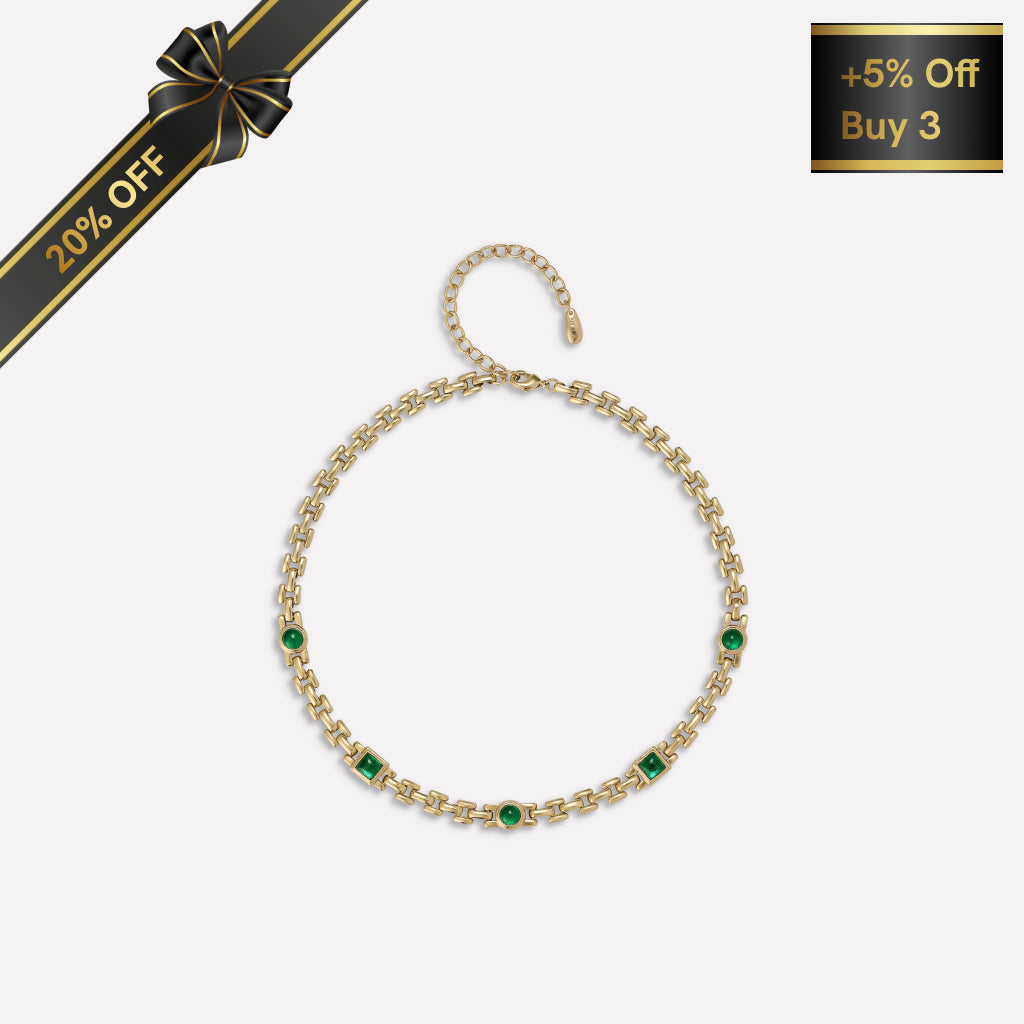 Byzantine Empire Green Necklace