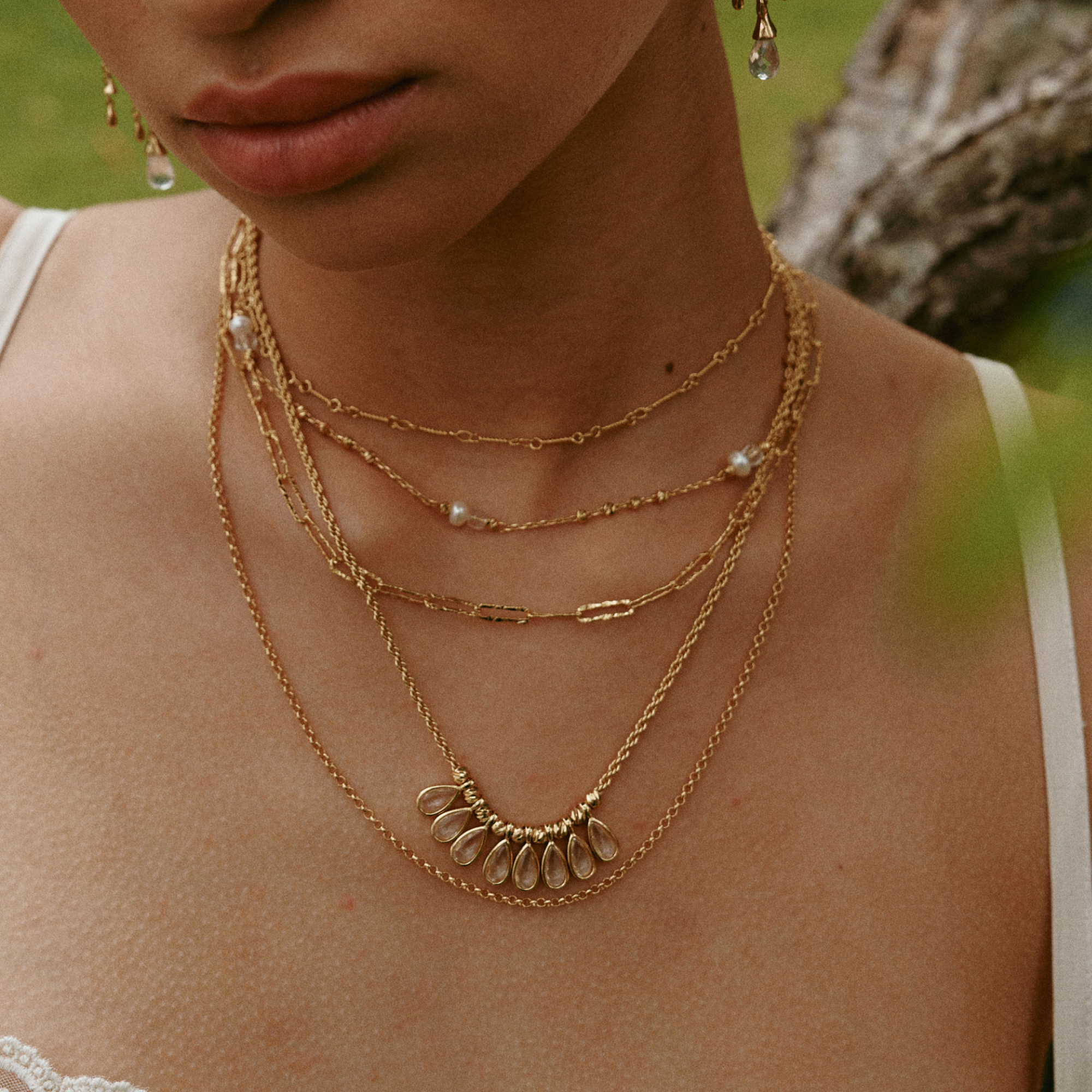 Aeolian Echo Drop Necklace