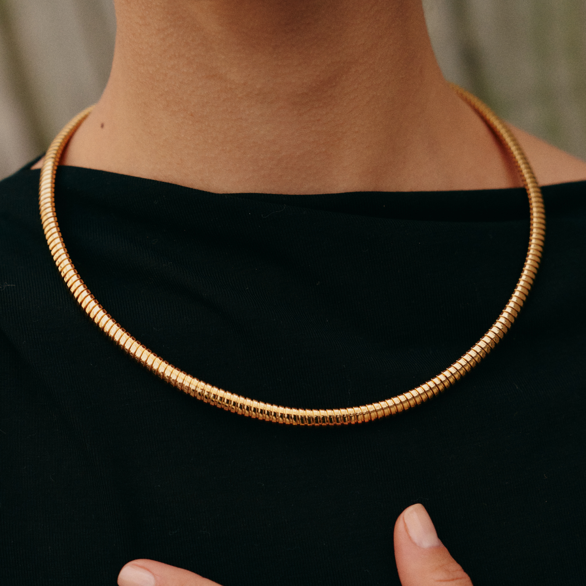 Gold Minimalist Choker