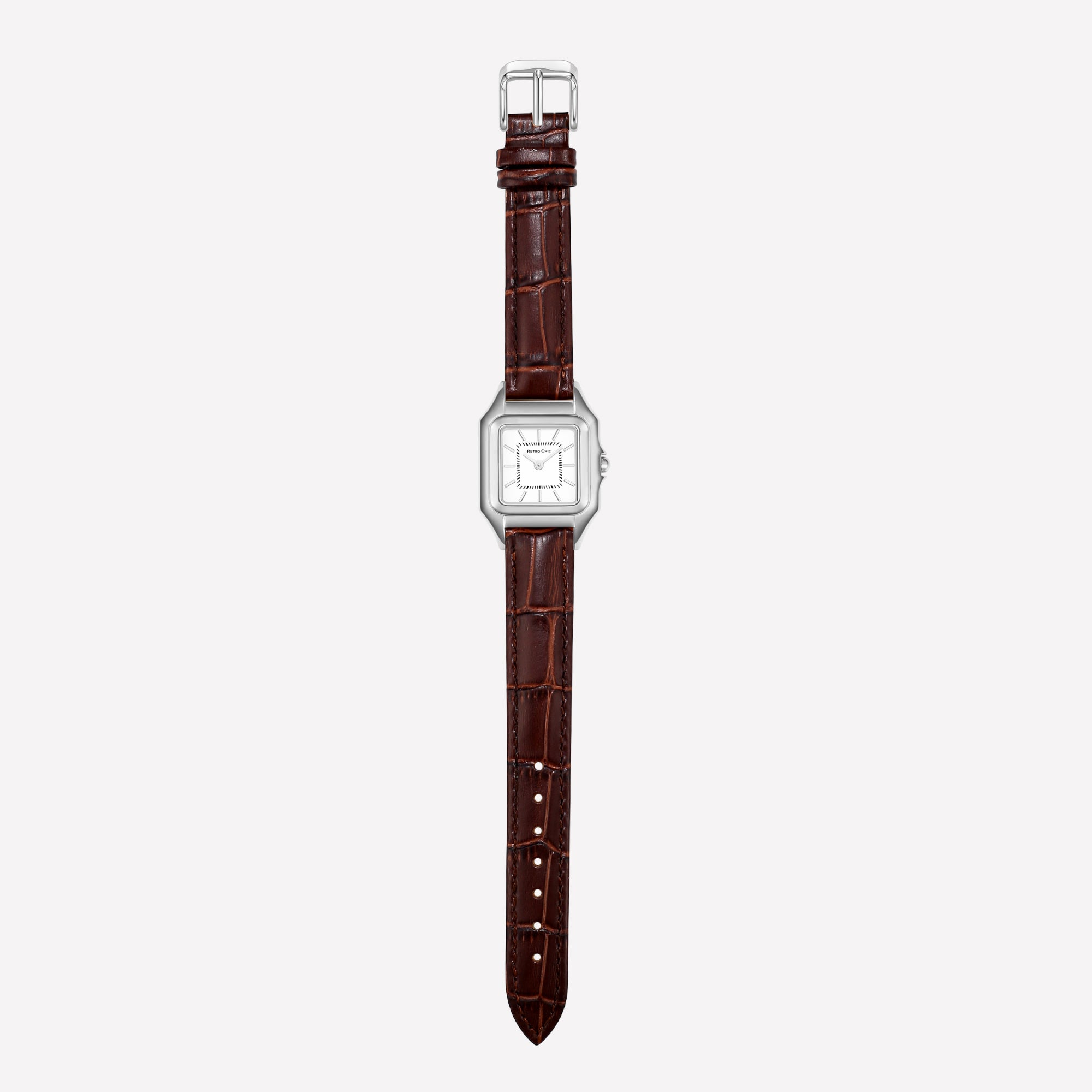 Vatican Majesty Watch - Brown & Silver
