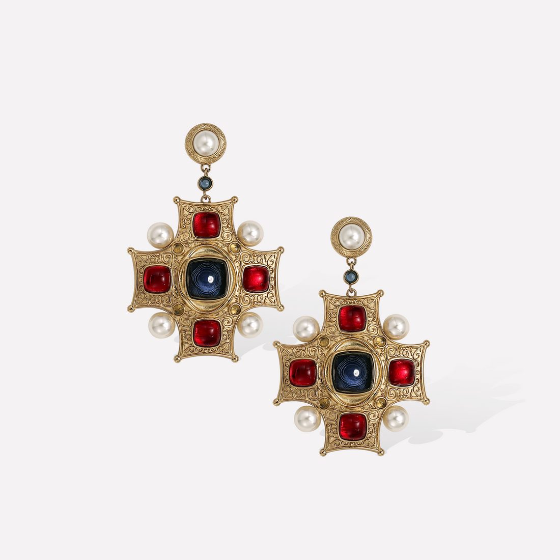 Byzantine King Earrings