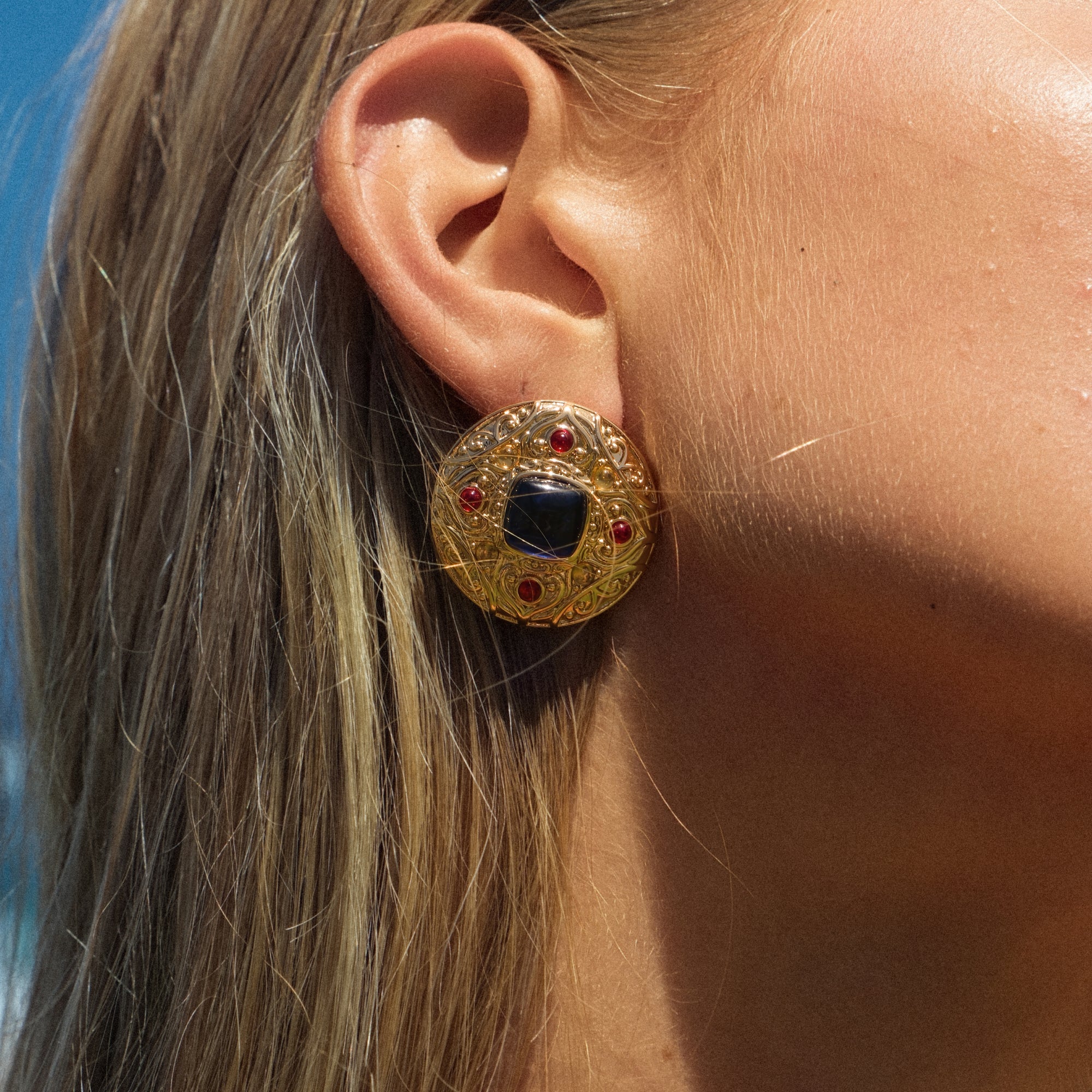 アクセサリー e  vintage earrings Byzantine Queen Earrings – Retro Chic_Official