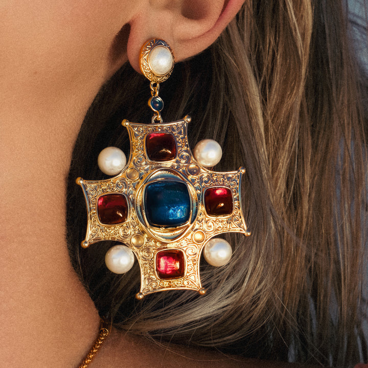 Byzantine King Earrings