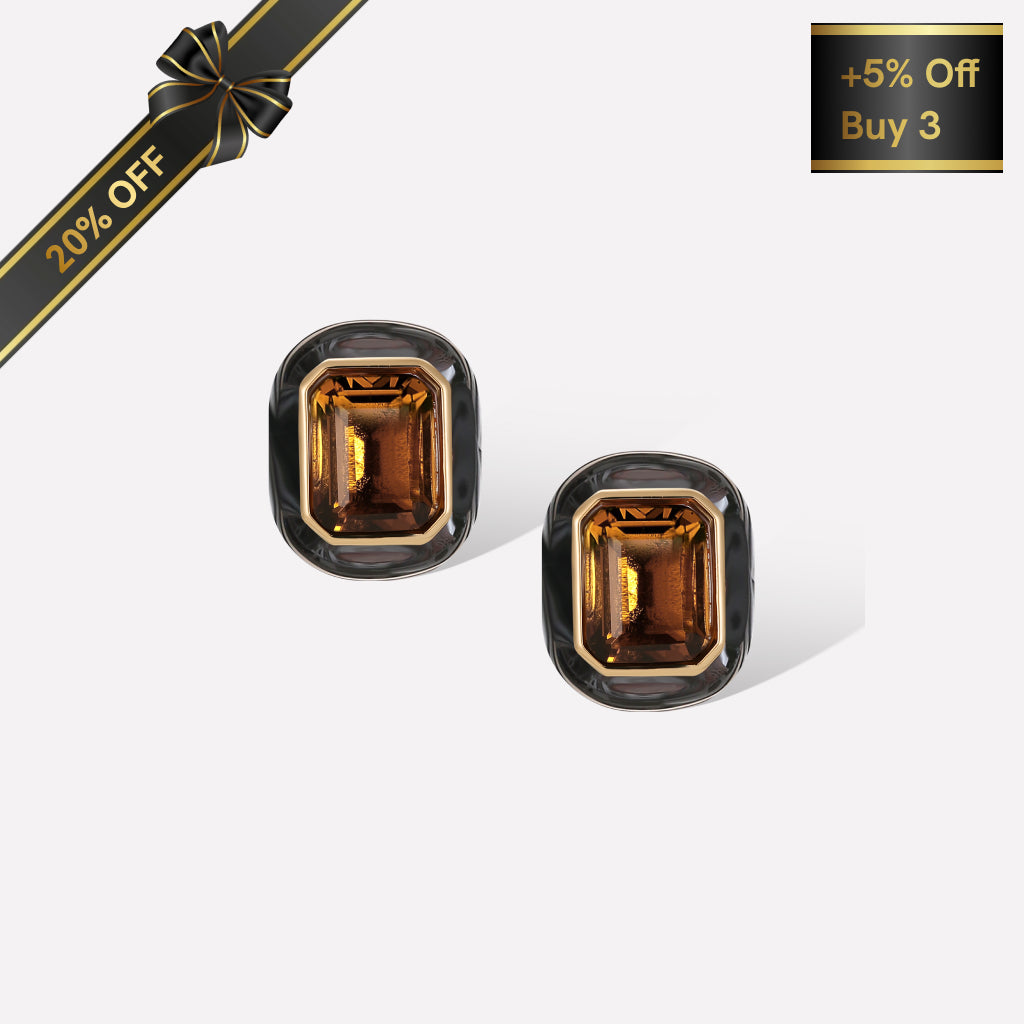 Roman Night Ear Studs