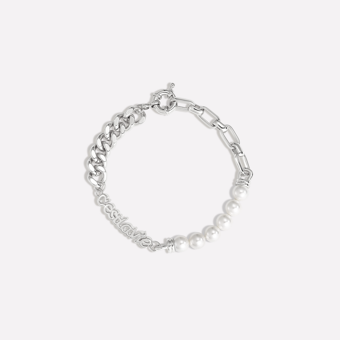 White Gold Plated Reborn Bracelet