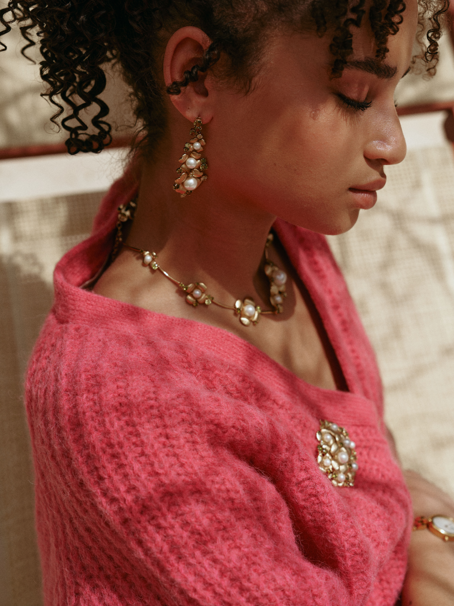 Garden Blossom Drop Earrings