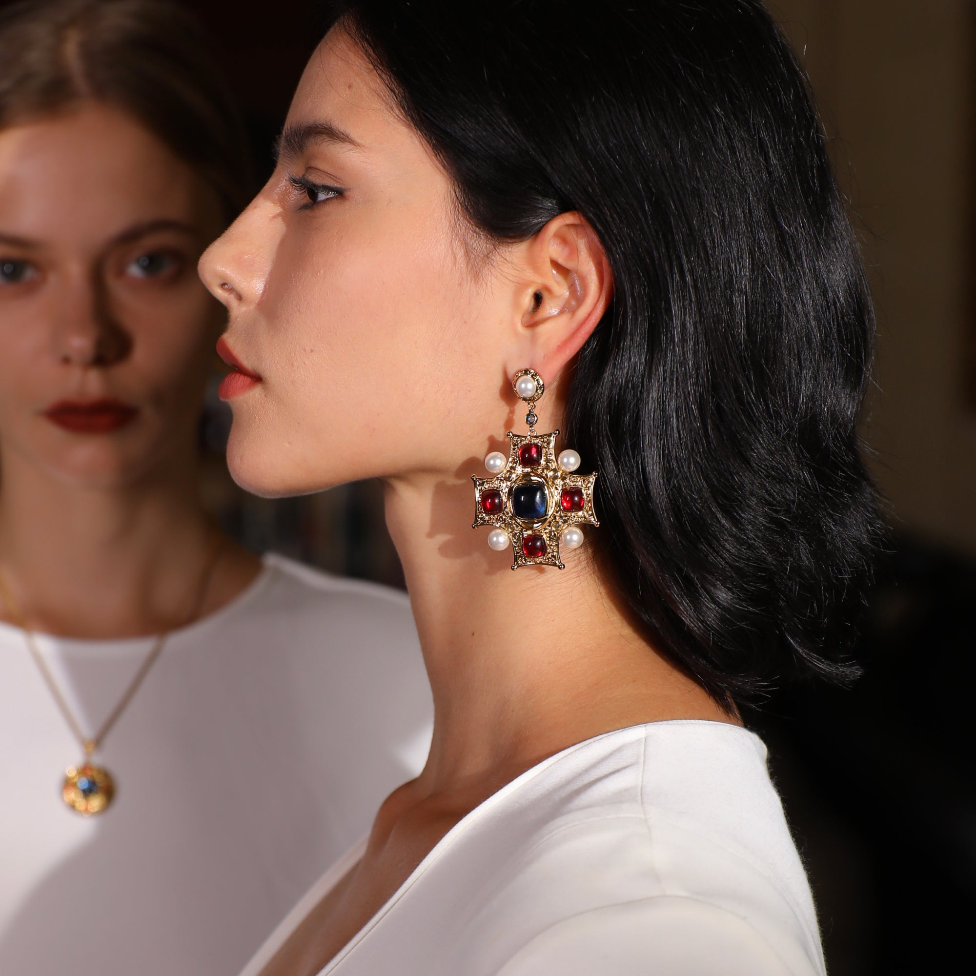 Byzantine King Earrings