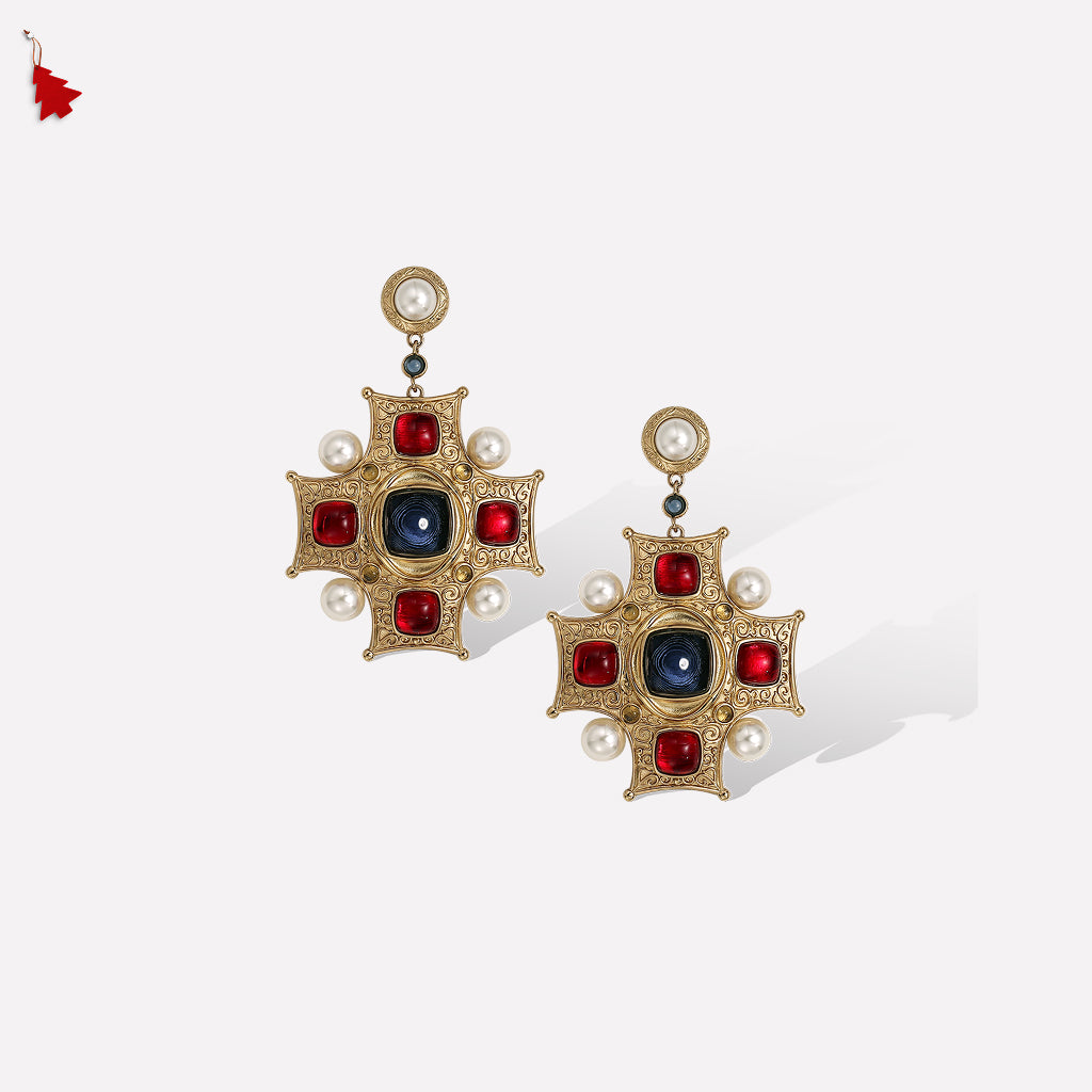 Byzantine King Earrings