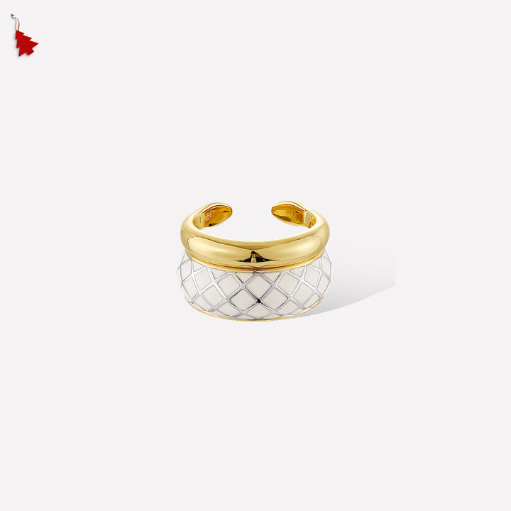 White Uraeus Ring
