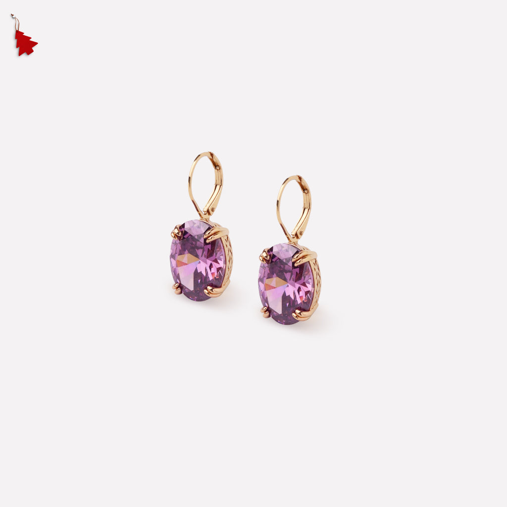 Grape Glow Earrings