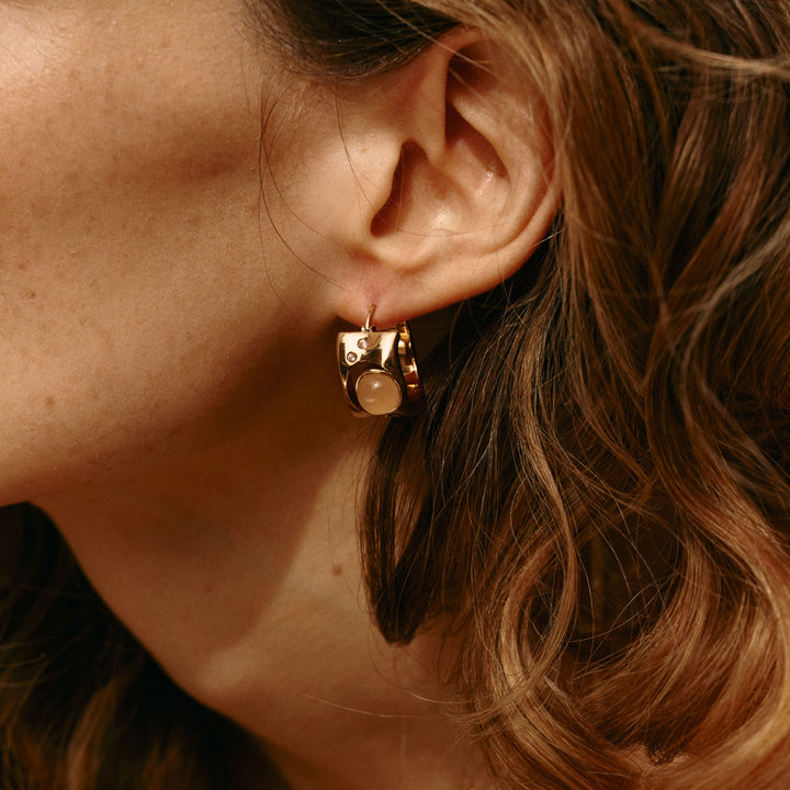 Dawn Light Hoop Earrings