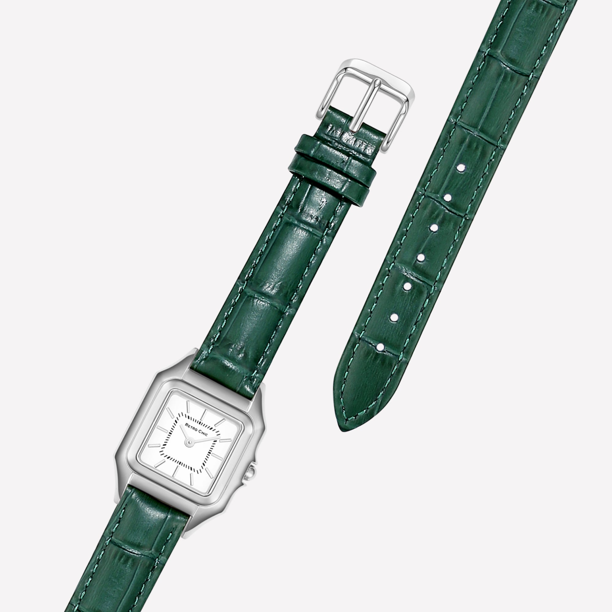 Vatican Majesty Watch - Green & Silver