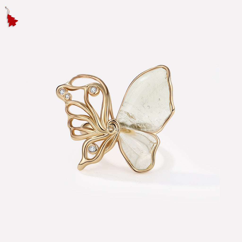 Butterfly Serenade Ring -  Adjustable