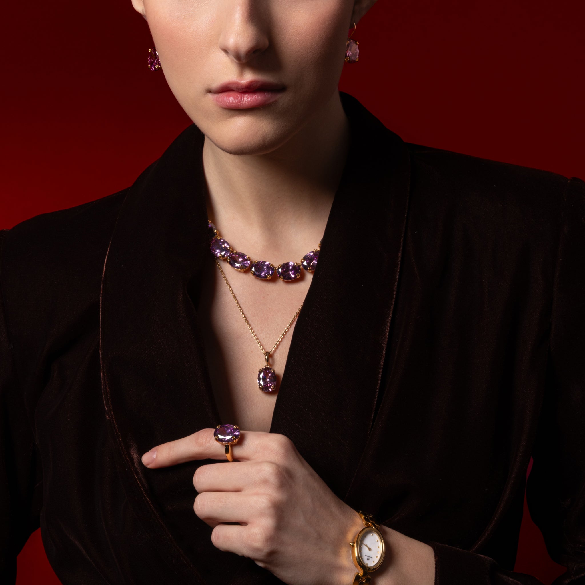 Grape Glow Pendant