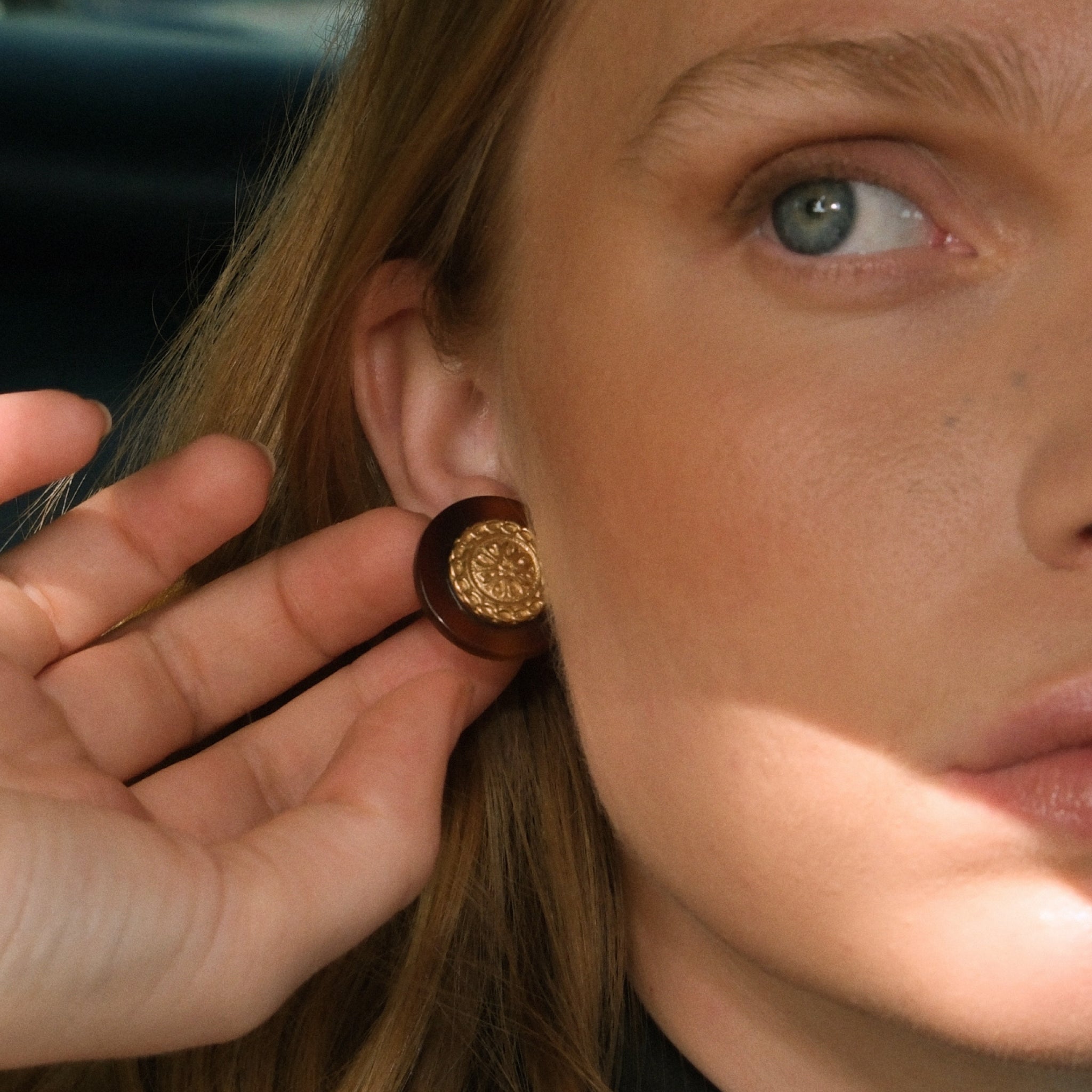 Pendientes Moneda Retro