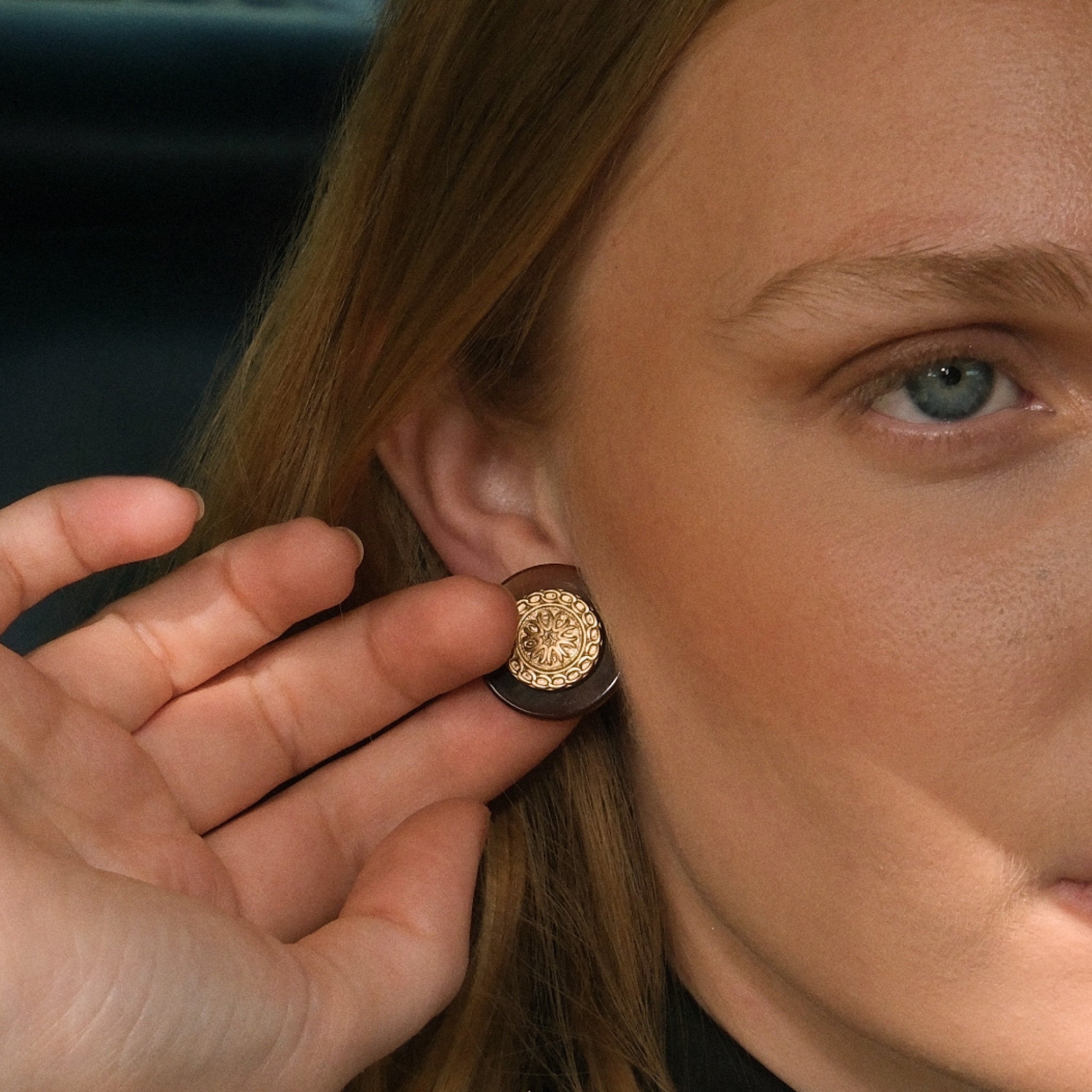 Pendientes Moneda Retro