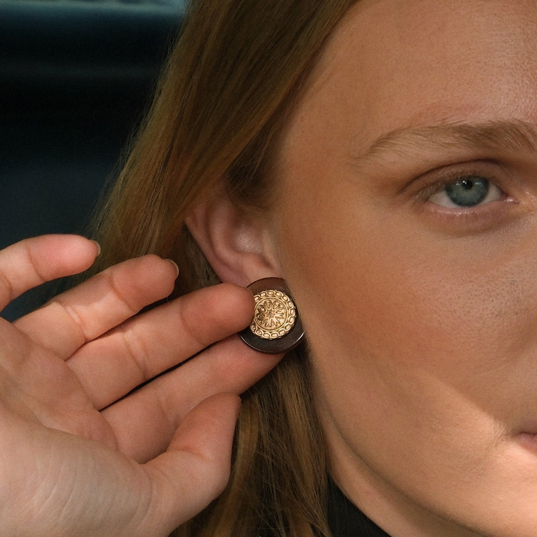 Pendientes Moneda Retro