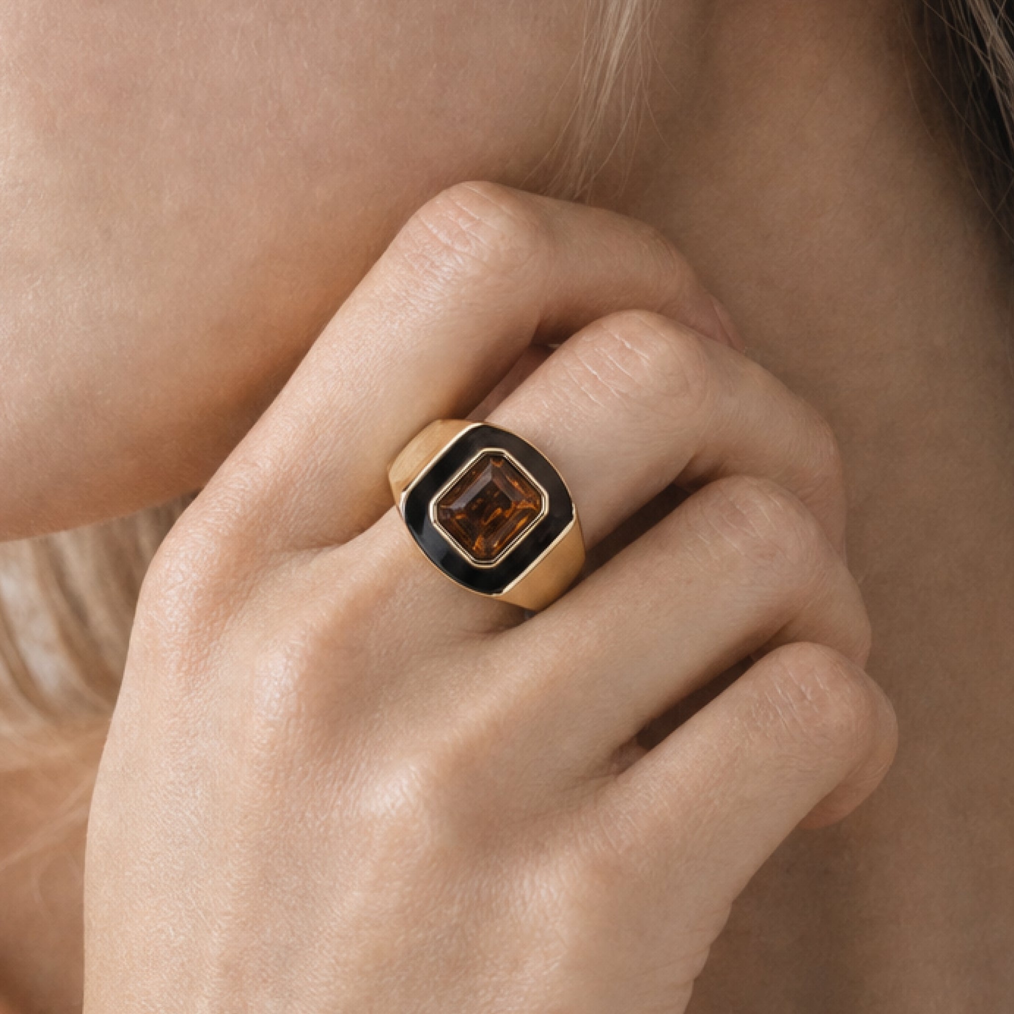 Roman Night Ring - Adjustable