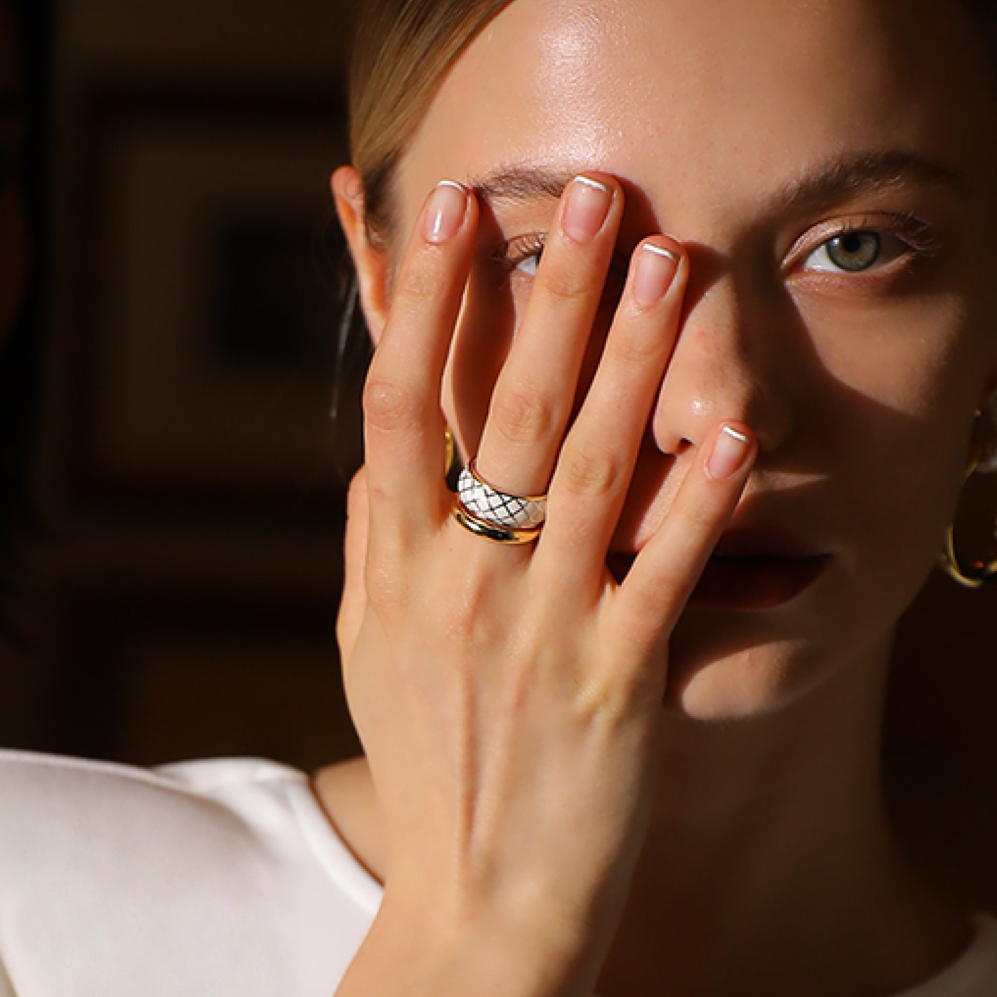 Anillo Uraeus Blanco