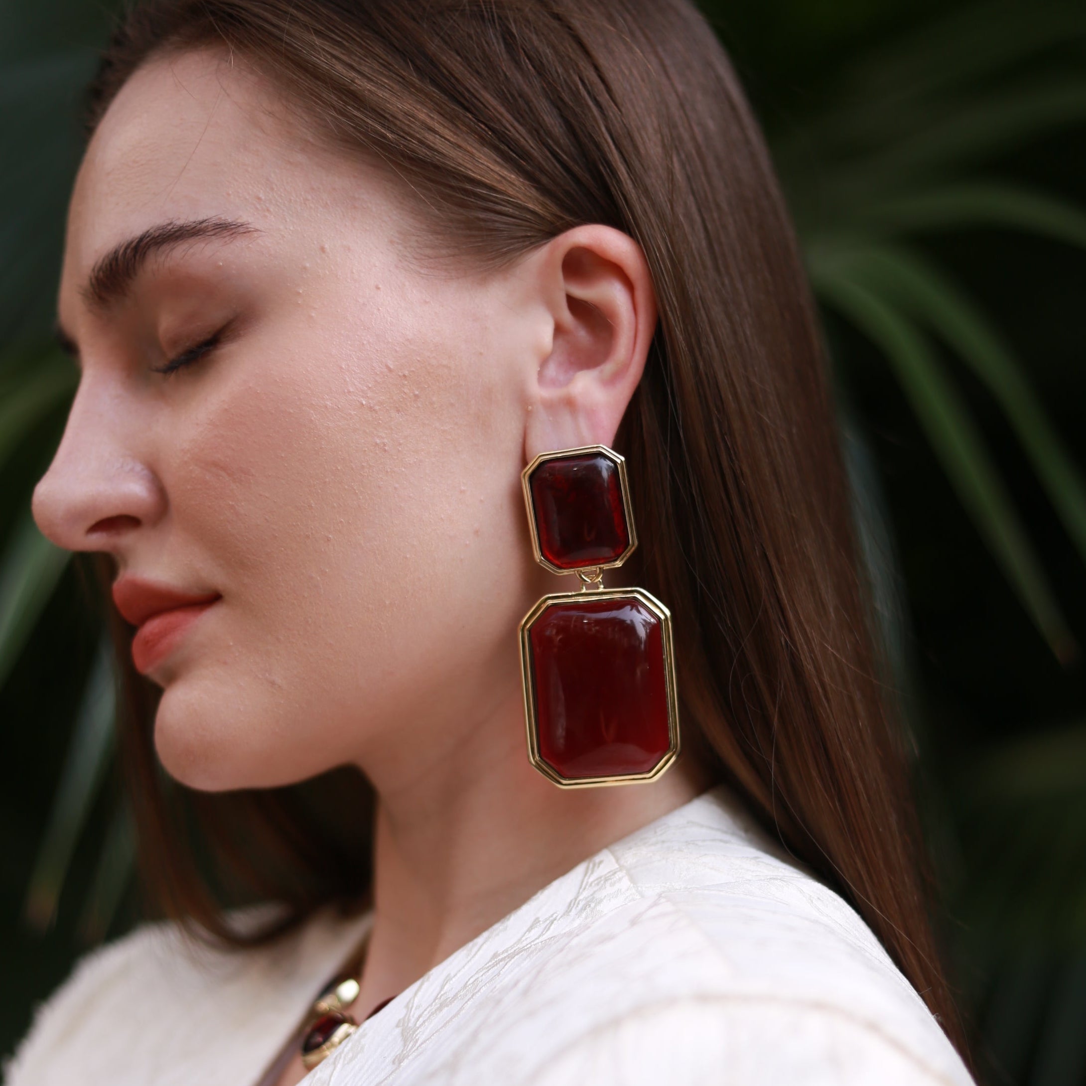 Red Velvet Ear Clip(oversized)