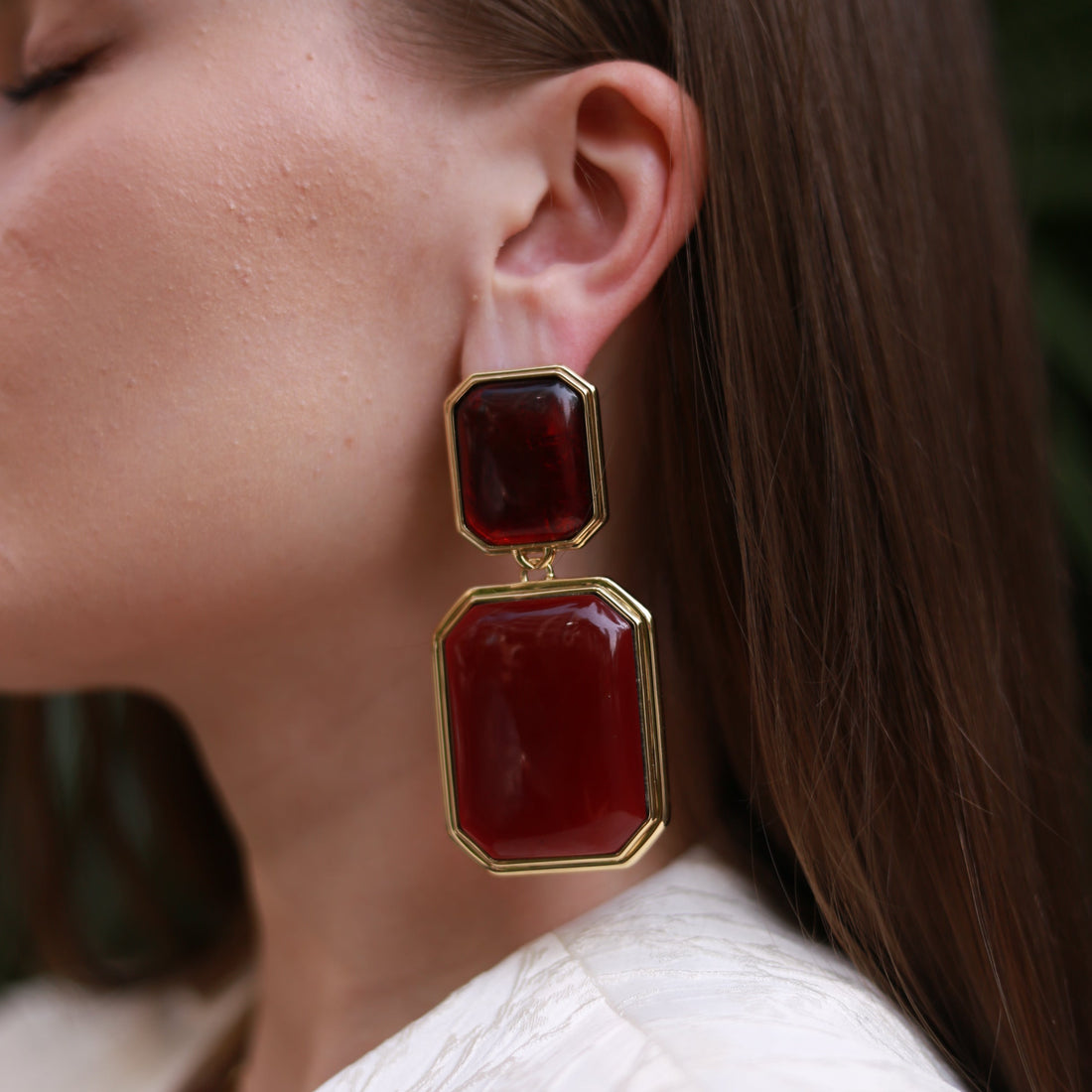 Red Velvet Ear Clip(oversized)