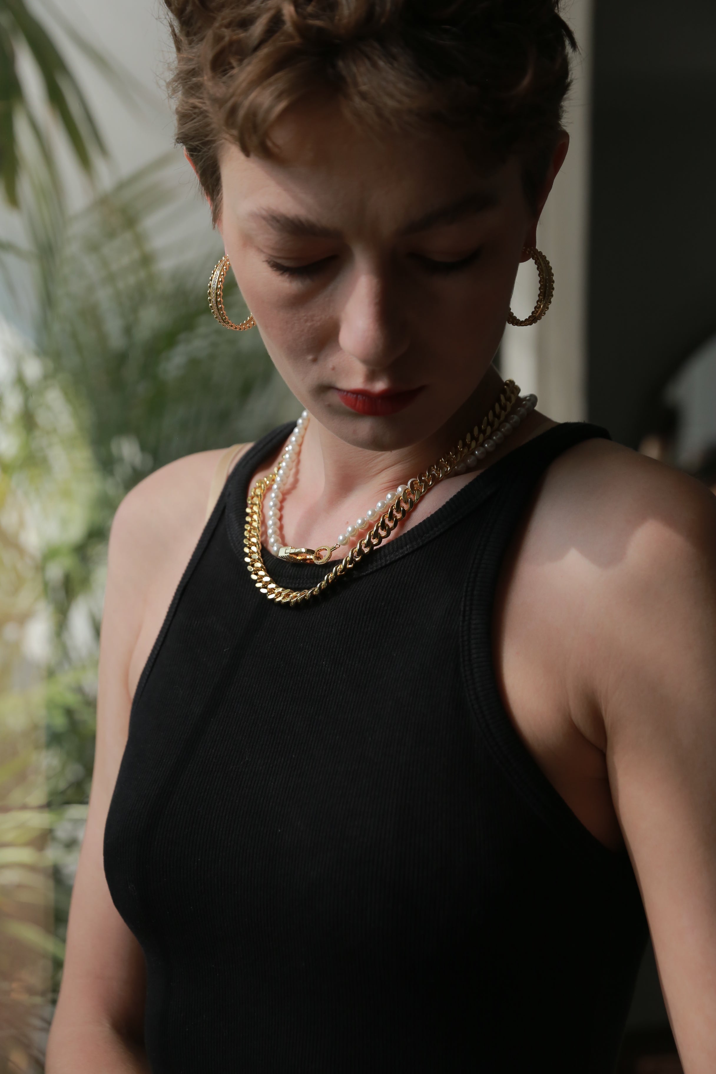 Gold Plated Twin Necklace