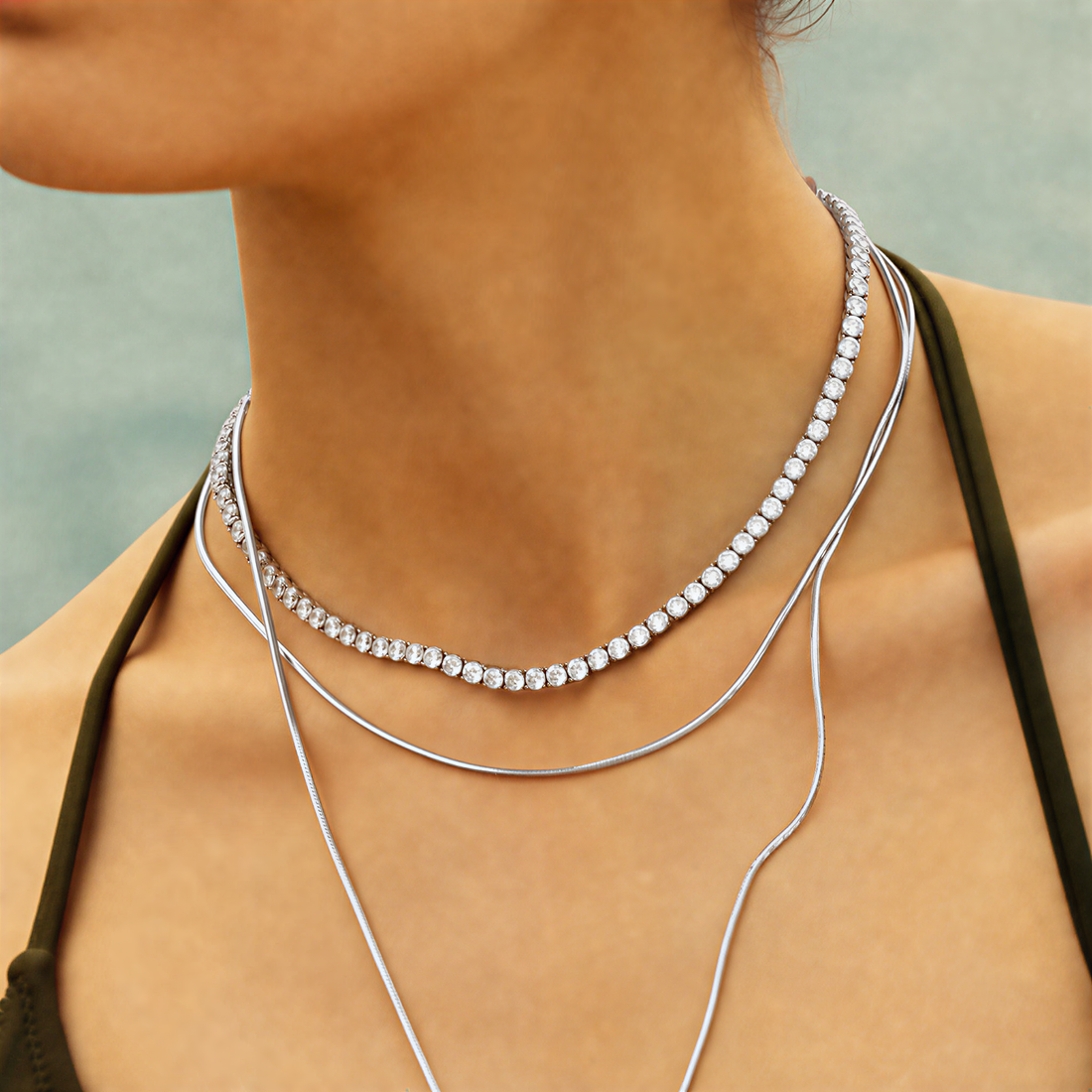 Roman Dusk Tennis Necklace
