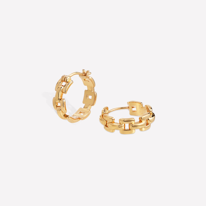Rome Chain Earring - Gold