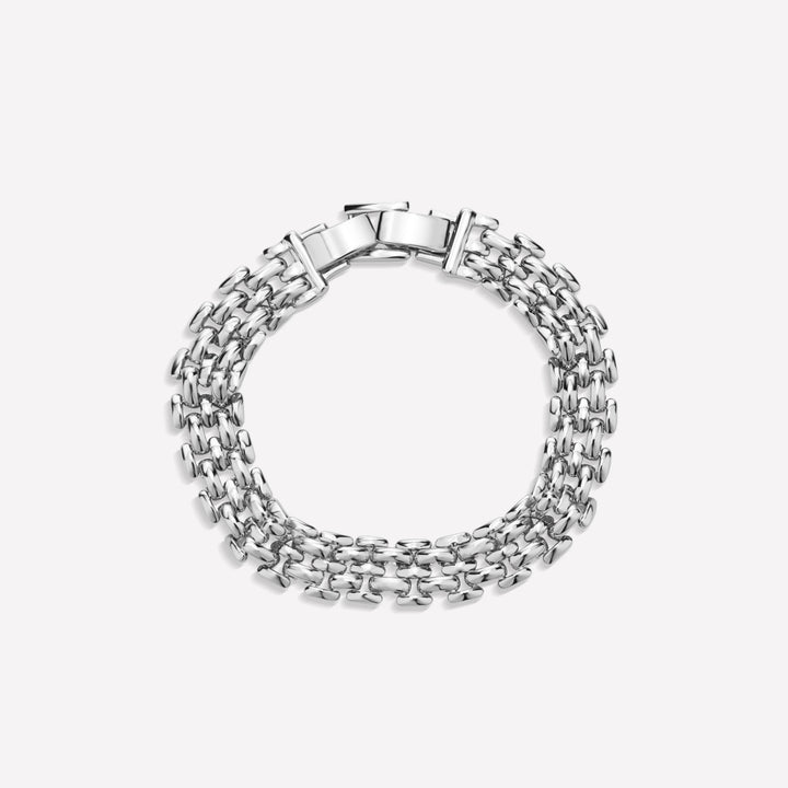 Rome Chain Bracelet Silver Tone