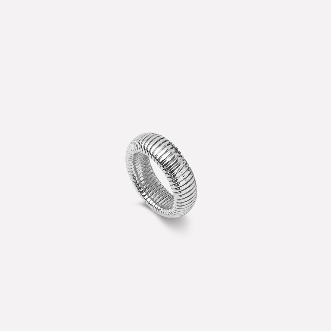 Gladiator Minimalist Silver Ring - Adjustable
