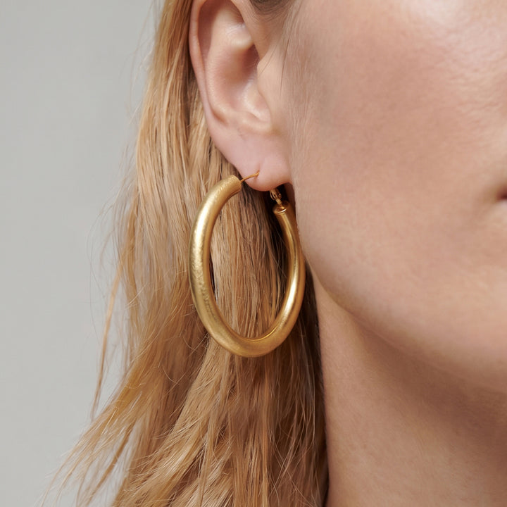 Retro Large Hoop Earrings