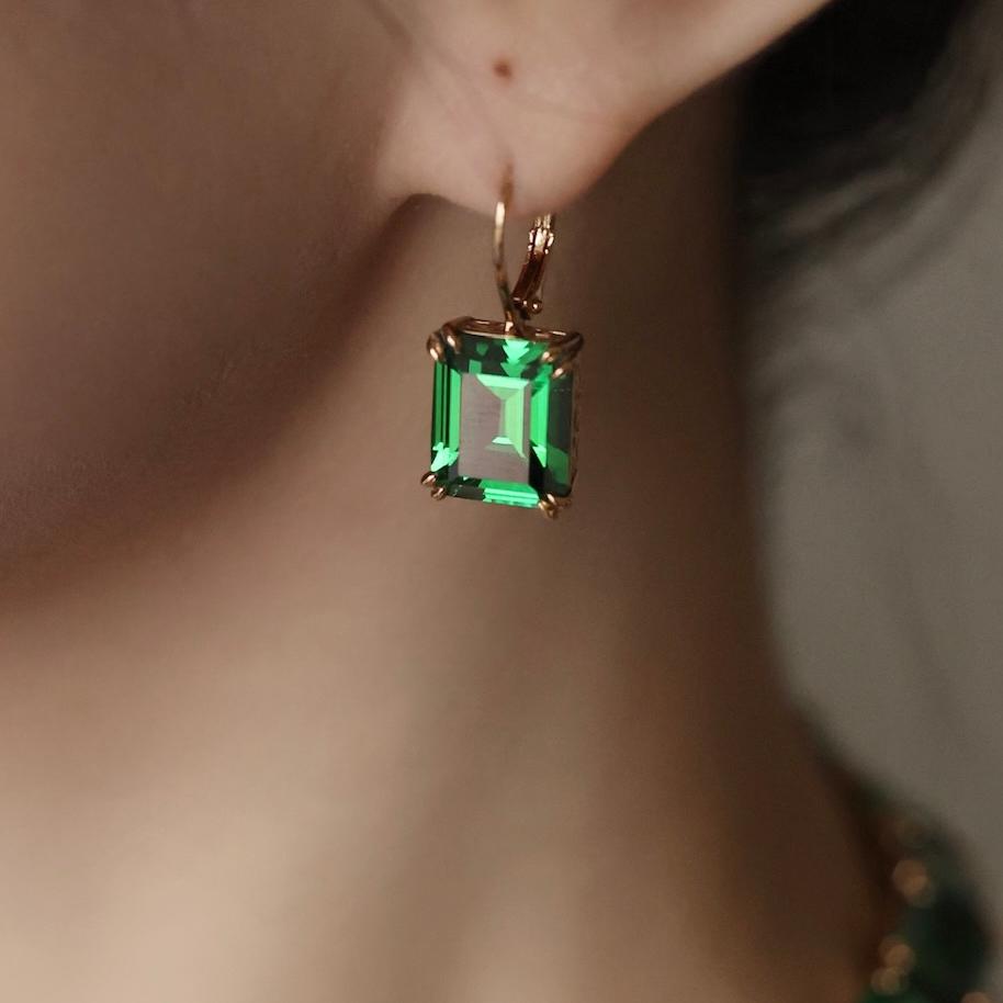 Lime Glow Earrings