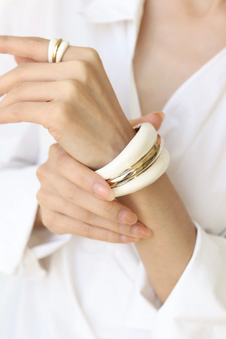 Ostuni White Bangle