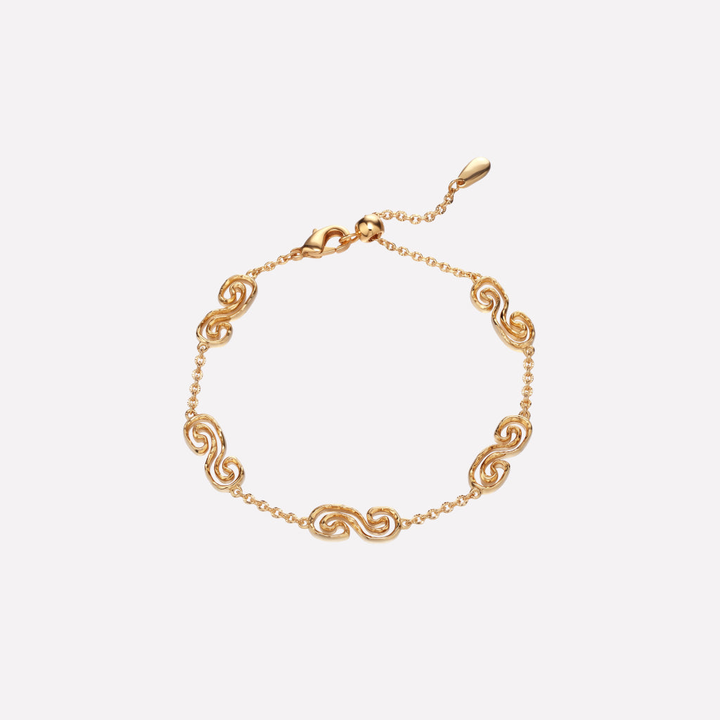 Eternal Spiral Chain Short Necklace