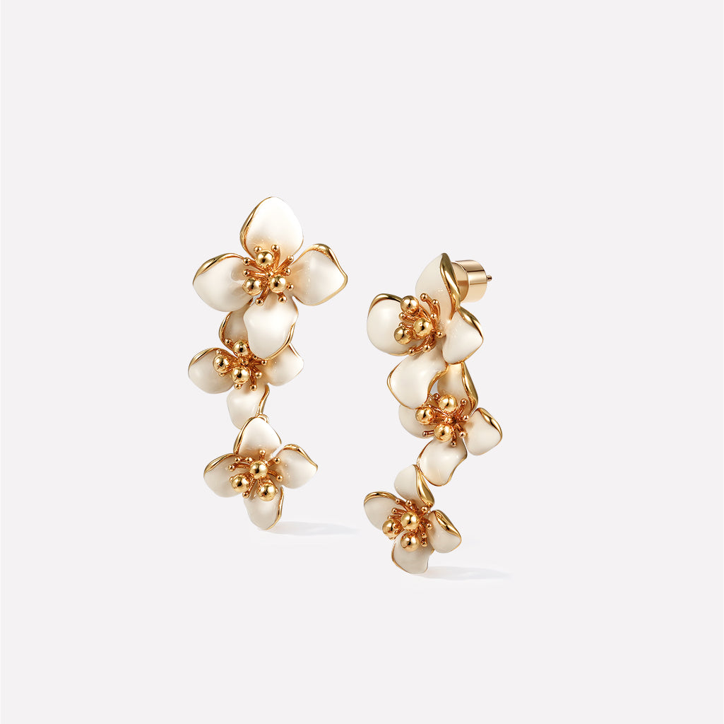 Iris Blossom Earrings