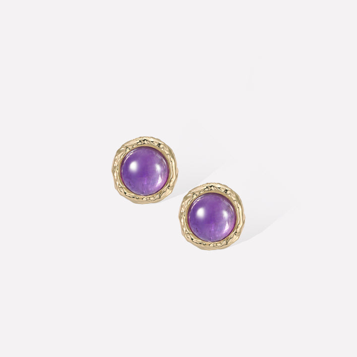 Aeolian Whispers Amethyst Earrings