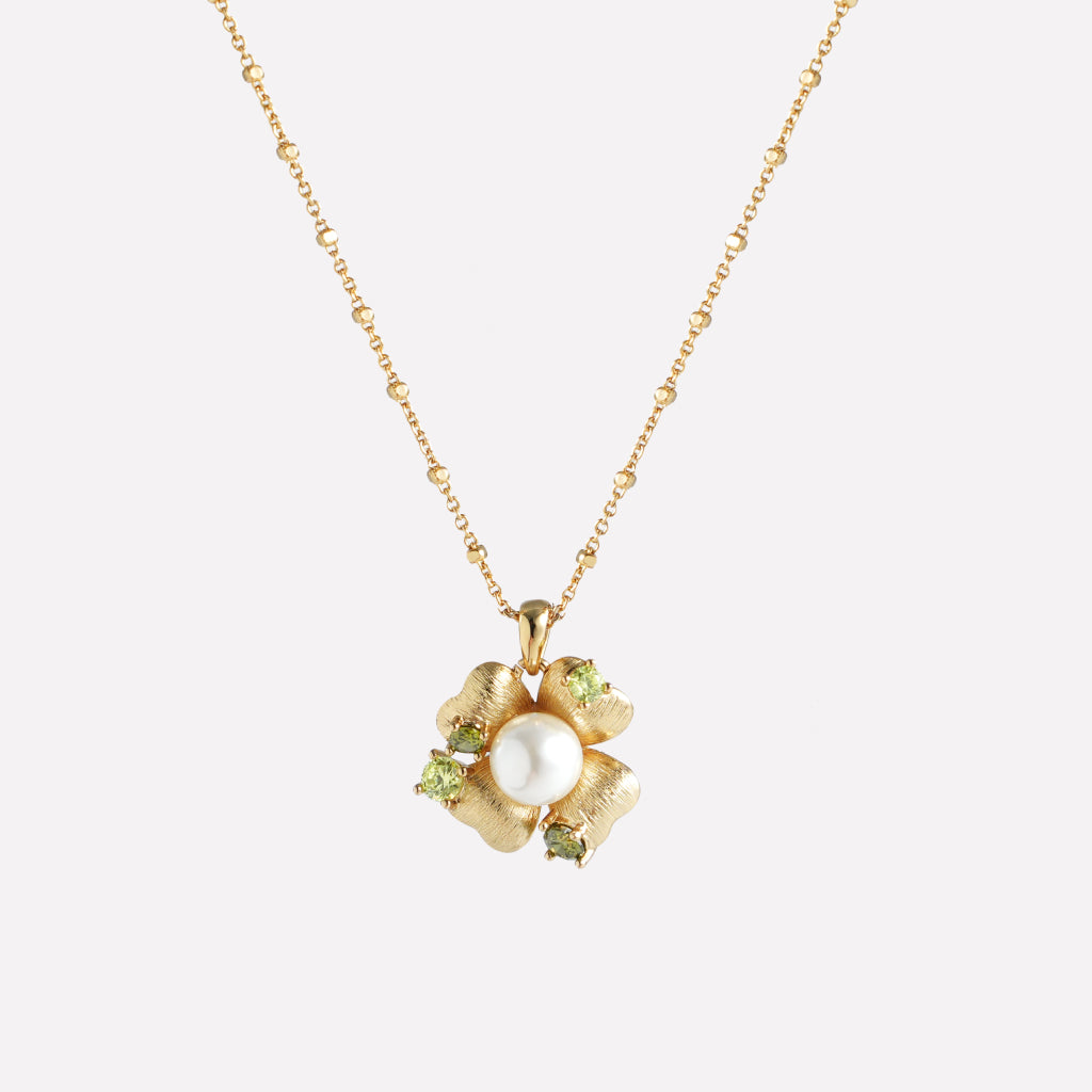 Garden Blossom Pendant Necklace