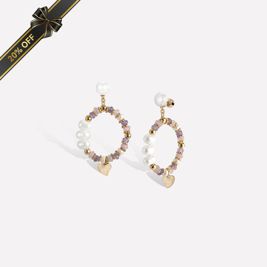 Thetis Purple Earrings