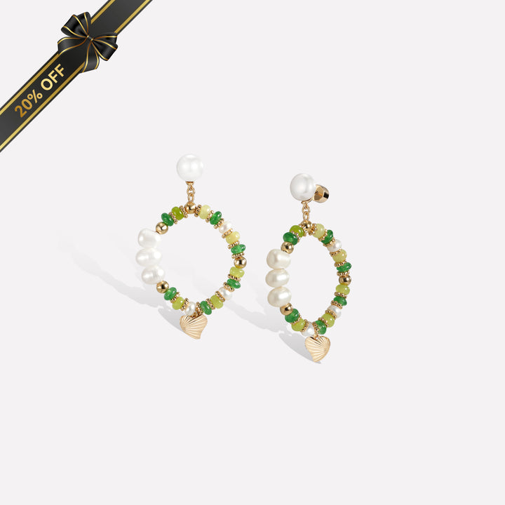 Thetis Green Earrings
