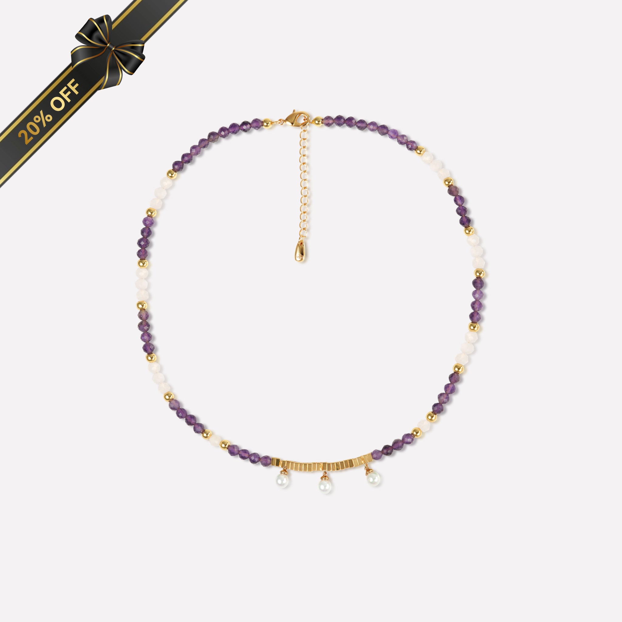 Poseidon Purple Necklace