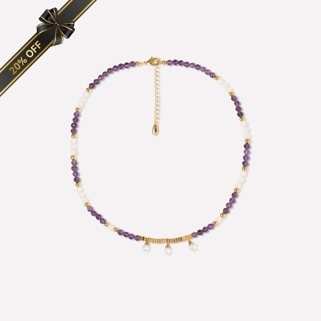 Poseidon Purple Necklace
