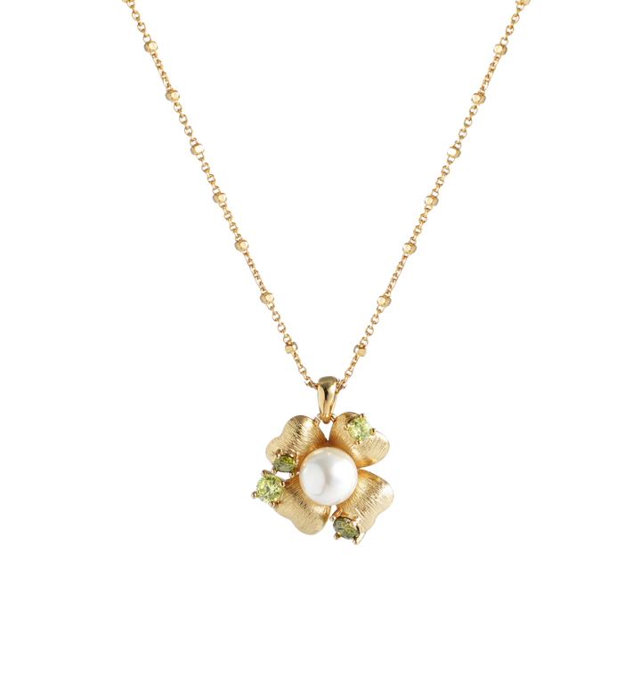 Garden Blossom Pendant Necklace