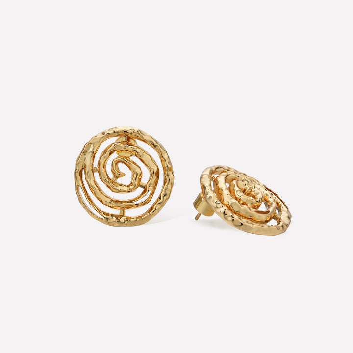Eternal Spiral Round Earring