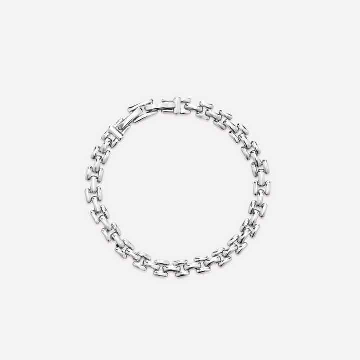 Rome Chain Silver Bracelet