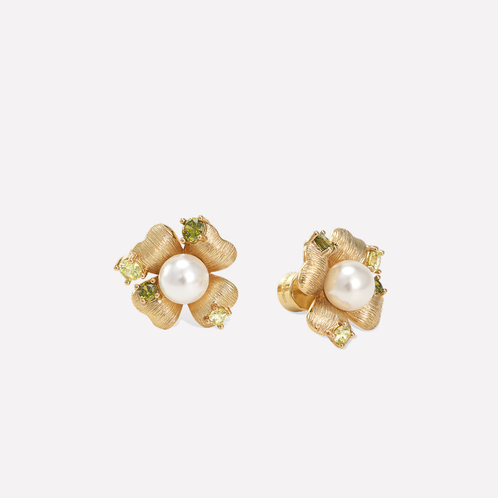Garden Blossom Stud Earrings